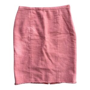 Moschino Cheap And Chick Pencil Skirt Pink Office Siren Elle Woods Sz 8 Barbie